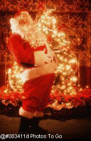 Santa Claus w/christmas tree